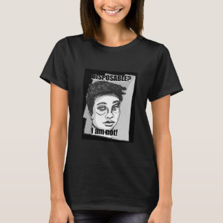 使い捨て？女性 Tシャツ