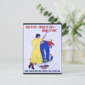 使い果たす衣服It Out World War 2 ポストカード (スタンド正面)