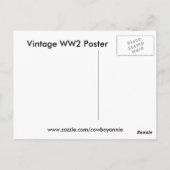 使い果たす衣服It Out World War 2 ポストカード (裏面)