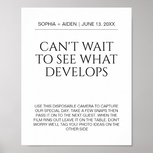 使い結婚捨てカメラが何を見るのを待ち遠しい ポスター (正面)