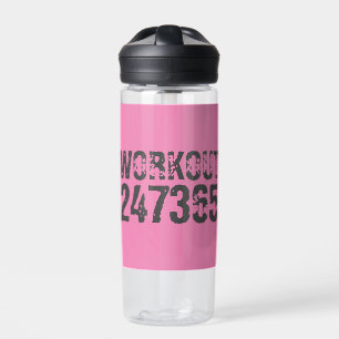 使い込まれたような風合いがかわいい Workout 247365 ピンク ウォーターボトル
