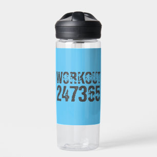 使い込まれたような風合いのWorkout 247365 ブルー ウォーターボトル