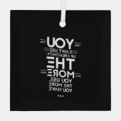 使えば使うほど使う ガラスオーナメント (裏面)