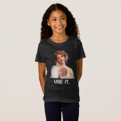 使って、面白い女の子たち Tシャツ (正面フル)