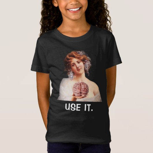 使って、面白い女の子たち Tシャツ (正面)