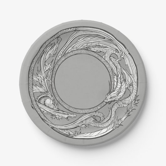 使エレガントい捨て紙プレート ペーパープレート (正面)