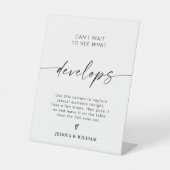 使モダン結婚い捨てカメラのサイン 台座サイン (正面)