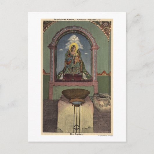 使命とバプティストリーの見解 ポストカード (正面)