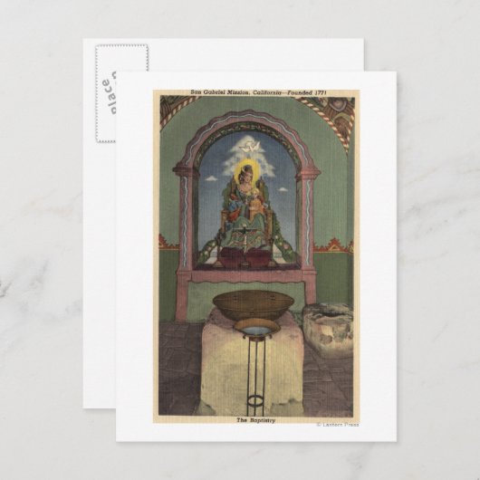 使命とバプティストリーの見解 ポストカード (正面/裏面)