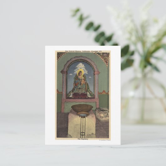 使命とバプティストリーの見解 ポストカード (スタンド正面)