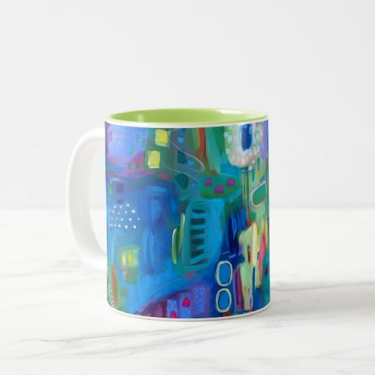 使命を持つ力強い乙女 – マグカップ (正面左)