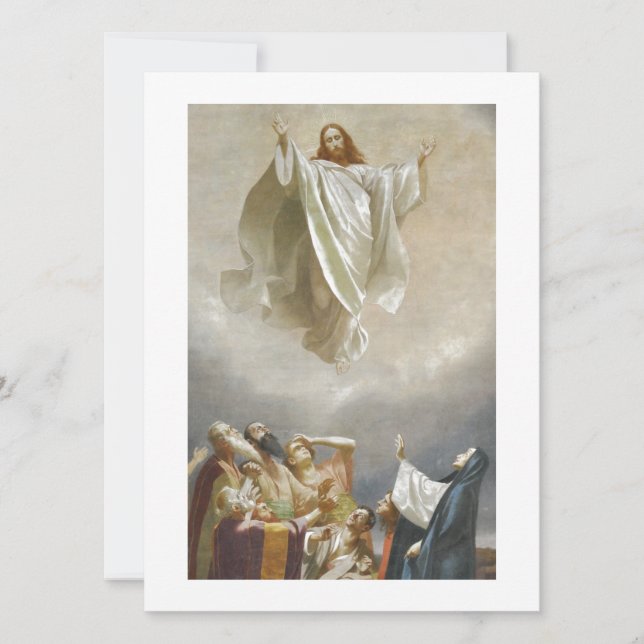 使徒たちが守る天国へのキリスト昇天 (正面)