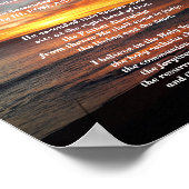 使徒たちのキリスト教の信仰告白 ポスター (角)