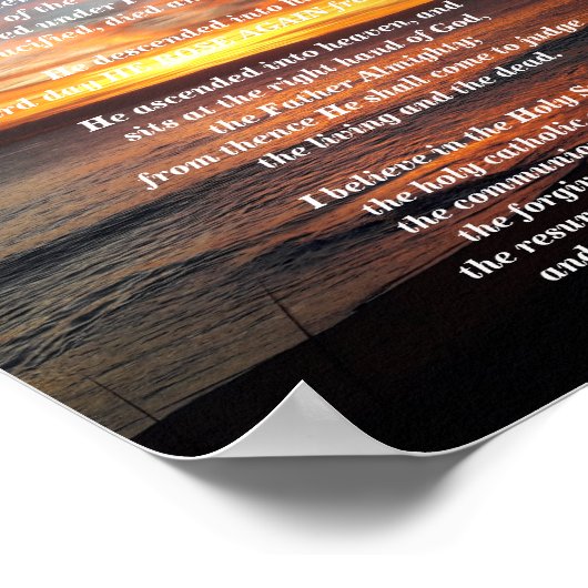 使徒たちの信条 ポスター (角)