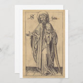 使徒とイエスの兄弟の聖ユダ・タダエウス 招待状 (正面/裏面)