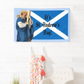 使徒とスコットランド国旗の聖アンドリュー 横断幕 (インサイチュ)