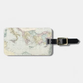 使徒のポールの宣教師旅行の地図 ラゲッジタグ (正面横)