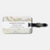 使徒のポールの宣教師旅行の地図 ラゲッジタグ (裏面横)