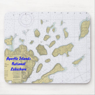 使徒の島の国民のLakeshore図表のマウスパッド マウスパッド