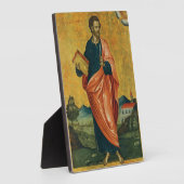 使徒の正統なアイコンの聖バーソロミュー フォトプラーク (側面)