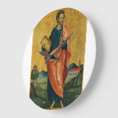 使徒の正統なアイコンの聖バーソロミュー ラージ壁時計 (傾斜)