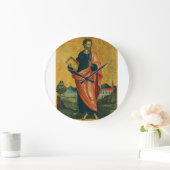 使徒の正統なアイコンの聖バーソロミュー ラージ壁時計 (ホーム)