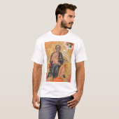 使徒の正統派の聖人アンドリュー Tシャツ (正面フル)