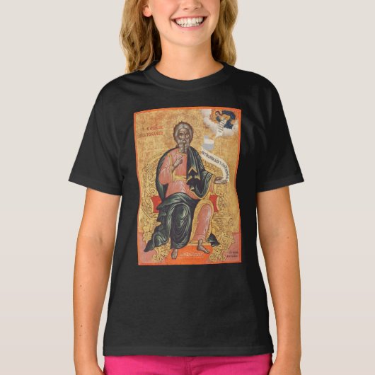 使徒の正統派の聖人アンドリュー Tシャツ (正面)