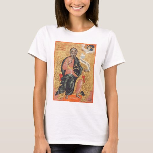使徒の正統派の聖人アンドリュー Tシャツ (正面)