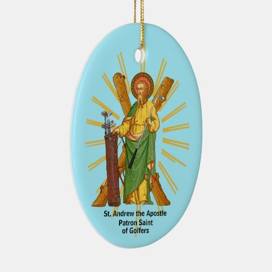 使徒の聖アンドリュー セラミックオーナメント (右)