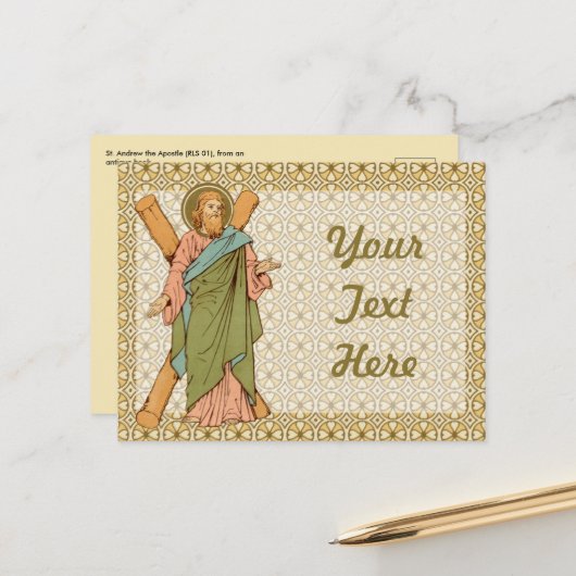 使徒の聖アンドリュー(RLS 01)ポストカード1 ポストカード (正面/裏面インサイチュ)