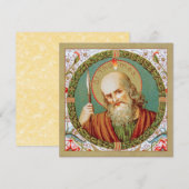 使徒の聖トマス(JMAS12) GreetingCard空白の(英語) (正面/裏面)