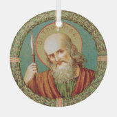 使徒の聖トマス(JMAS 12) ガラスオーナメント (正面)