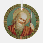 使徒の聖トマス(JMAS 12) ガラスオーナメント (裏面)