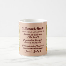 使徒の聖トマス(RLS 18)コーヒーマグ2a コーヒーマグカップ