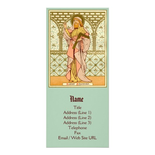 使徒の聖トマス(RLS 18) (スタイル1) ラックカード (正面)