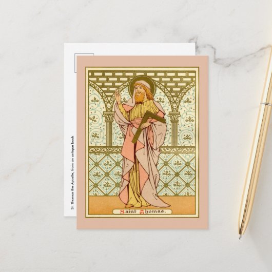 使徒の聖トマス(RLS 18) ポストカード (正面/裏面インサイチュ)