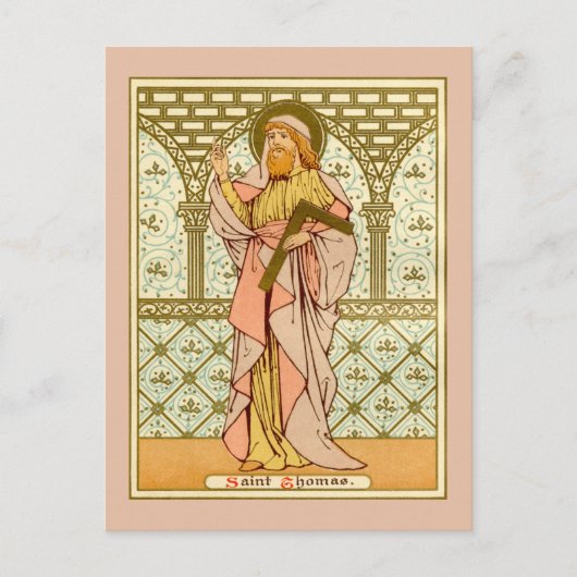 使徒の聖トマス(RLS 18) ポストカード (正面)
