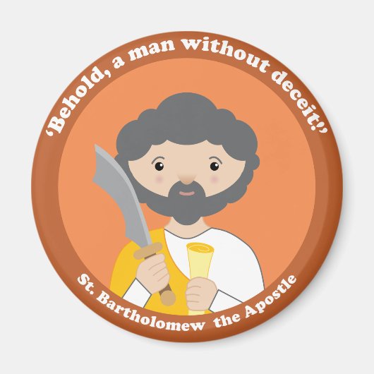 使徒の聖バーソロミュー マグネット (正面)