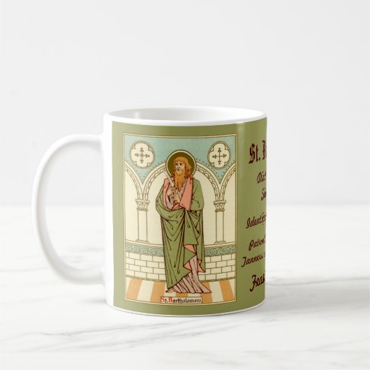 使徒の聖バーソロミュー(RLS 03)コーヒーマグ2a コーヒーマグカップ (左)