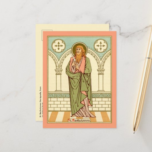 使徒の聖バーソロミュー(RLS 03) ポストカード (正面/裏面インサイチュ)