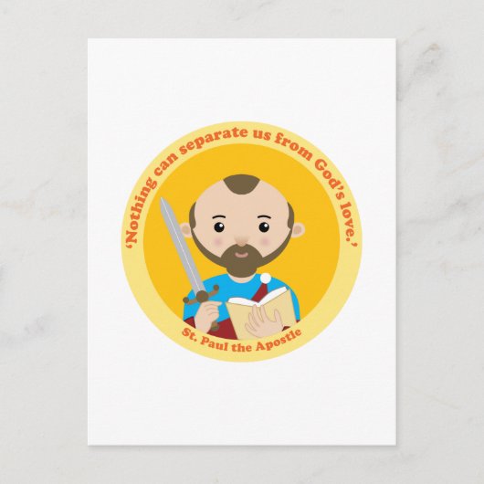 使徒の聖パウロ ポストカード (正面)
