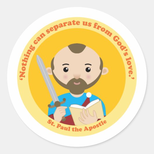 使徒の聖パウロ ラウンドシール (正面)