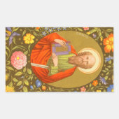 使徒の聖パウロ（午後06時） 長方形シール (正面)