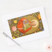 使徒の聖パウロ（午後06時） 長方形シール (封筒)