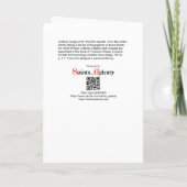 使徒の聖パウロ(RLS13)グリーティン空白のグカード カード (裏面)