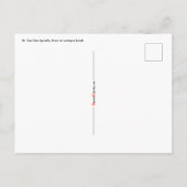 使徒の聖パウロ(RLS 13)ポストカード1 ポストカード (裏面)