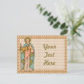 使徒の聖パウロ(RLS 13)ポストカード1 ポストカード (スタンド正面)