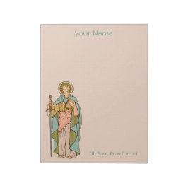 使徒の聖パウロ(RLS 13) 8.5"x11" ノートパッド