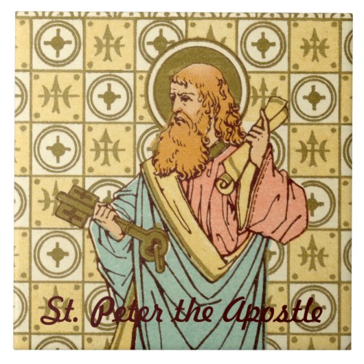 使徒の聖ペテロ(RLS 14) タイル (正面)